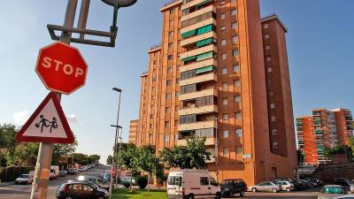 El incendio se ha producido en el bloque Uruguay de Sant Pere i Sant Pau. Foto: Lluís Milián