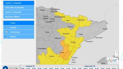 Se esperan crecidas súbitas importantes en barrancos y cauces menores en el ámbito geográfico del Ebre. Foto: Cedida