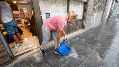 Afectación de las inundaciones fruto de las lluvias durante la Santa Tecla de 2022. Foto: Pere Ferré