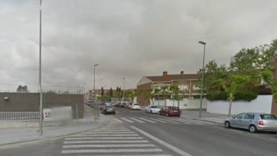 Calle Móra d'Ebre, donde fue alcanzado el detenido