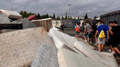 Los alumnos visitaron la deixalleria comarcal de Bellvei.