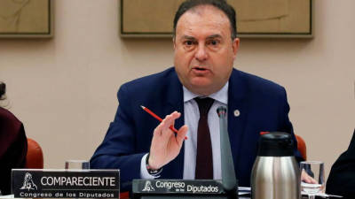 El exjefe de la UDEF José Luis Olivera, ayer en el Congreso. FOTO: EFE