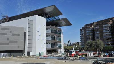 El centro comercial del Parc Sant Jordi abirá el mes que viene. Foto: A.M.