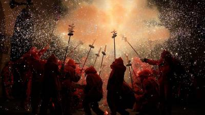 El correfoc de Santa Úrsula és un dels esdeveniments destacats d’aquest cap de setmana. foto: pere toda/ajuntament de valls