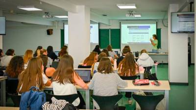 Alumnos en una clase. Foto: URV