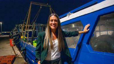 Míriam Nogueras, aquest dijous a la tarda a la Confraria de Pescadors del Serrallo. Foto: Marc Bosch