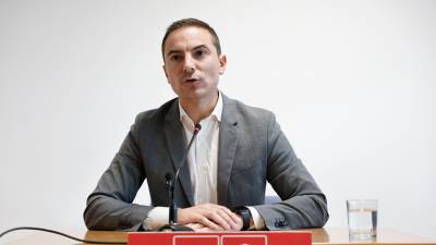 El hasta ahora secretario general del PSOE de Madrid, Juan Lobato. Foto: EFE