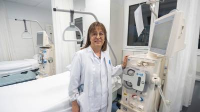 Maria Teresa Compte és la cap de Servei de la Unitat d’Atenció Nefrològica de l’Hospital Santa Creu de Jesús. foto: joan revillas