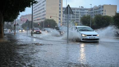 Imagen de archivo de lluvias. Foto: EFE