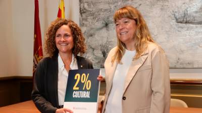 La nova consellera Sònia Hernández, s’ha posat aquest dilluns al capdavant del Departament de Cultura. Foto: ACN