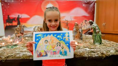 Claudia Muñiz Peiro (6 años), ganadora también de la categoría de menos de 6 años.