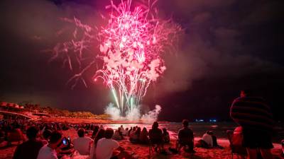 Gran espectáculo para cerrar el Concurs Internacional de Focs Artificials de Tarragona. Foto: Marc Bosch