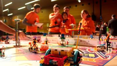 Imagen de la decimotercera edición de la First Lego League celebrada en Reus. Foto: ACN