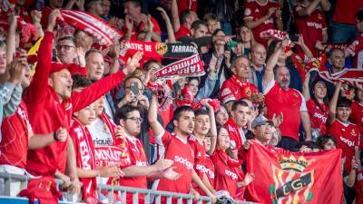 Aficionados del Nàstic. FOTO: Nàstic