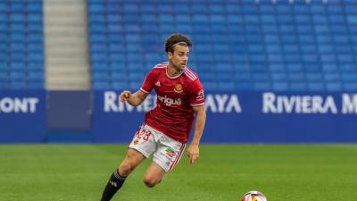 David Concha en un partido en el estadio del Espanyol con el Nàstic el pasado curso. foto: nàstic