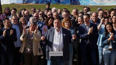 Oriol Junqueras, de Militància Decidim. Foto: EFE