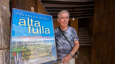 Las acuarelas de Carré están dedicadas a Altafulla, sus paisajes y su tradición popular. Foto: Àngel Ullate