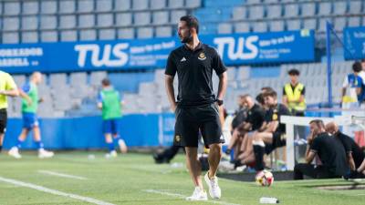 El entrenador del Nàstic, Dani Vidal. Foto: Baseda/Nàstic