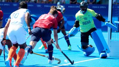 España se quedó sin bronce en los Juegos de París en hockey hierba masculino. Foto: EFE