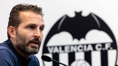 Rubén Baraja, técnico del Valencia.