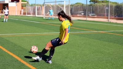 Las riudomenses sumaron su tercer partido consecutivo sin conocer la victoria. Foto: Alba Mariné