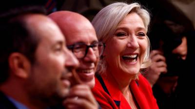La líder de Agrupación Nacional, Marine Le Pen. Foto: EFE