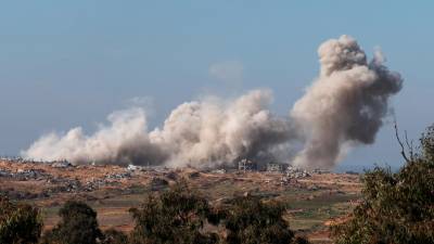 Ataques en Gaza. Foto: EFE