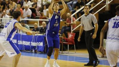 Dani Martínez en el partido de pretemporada ante el Lleida. Foto: pere ferré