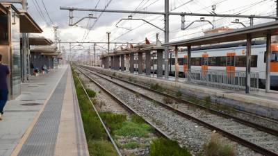 La estación de Sant Vicenç de Calders. Foto: Marc Bosch