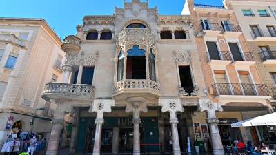 Exterior de la Casa Navàs de Reus. FOTO: A.G.