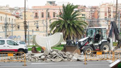 Las obras, en marcha. Foto: Cedida