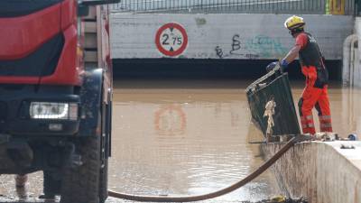 A partir del viernes, la dana se irá desvaneciendo para dar paso a una situación de borrascas que llegan del Atlántico. Foto: EFE