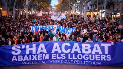 Imatge d’arxiu d’una mobilització. Foto: ACN