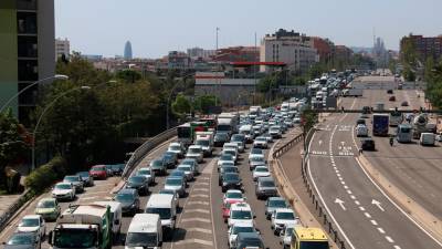 Han deixat cons a la zona per si es reactiven més tard. Foto: ACN