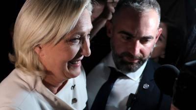 Marine Le Pen, tras las elecciones del pasado domingo. Foto: EFE