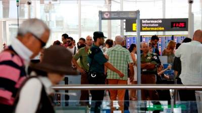 Imagen de archivo del control de seguridad de acceso al aeropuerto de Barcelona. FOTO: ACN