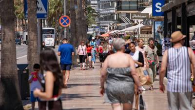 Algunos ciudadanos rusos se refugian en lugares como Salou. Foto: Àngel Ullate