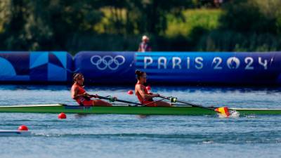 Aina Cid se ha metido en las semifinales de los Juegos Olímpicos de París junto a Esther Briz. Foto: EFE