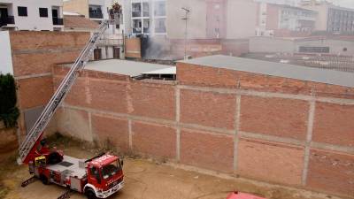 L’incendi es va declarar a mig matí del 8 de juny de 2013. foto: Joan Revillas