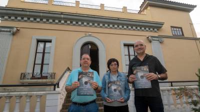 Juan José Curto, Maria José Pinyol i Toni Térmens, autors d’Observatori 1904 ‘. Foto: Joan Revillas