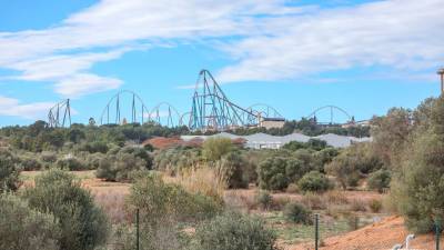 Los terrenos en los que se ubicaría Hard Rock, junto a PortAventura. Foto: Alba Mariné