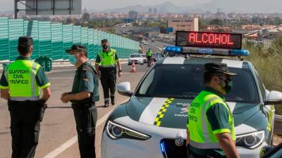 Un control de alcoholemia. Foto: EFE