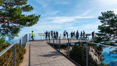 El mirador del Mont-Caro. FOTO: Santi García