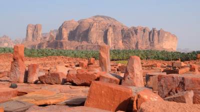 Excavaciones arqueológicas de Dadan, en AlUla, Arabia Saudi. Foto: Clara Estrems