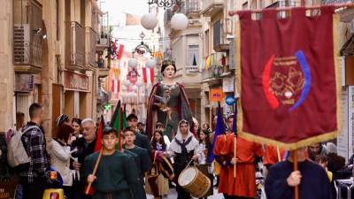 L’arribada de la reina Elionor d’Aragó, Senyora de Valls. Foto: Marc Bosch