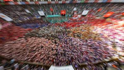 El Concurs de Castells d’enguany. Foto: Àngel Ullate