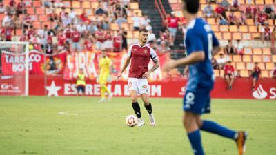 Antonio Leal en un encuentro con el Nàstic en el Nou Estadi Costa Daurada. Foto: Nàstic