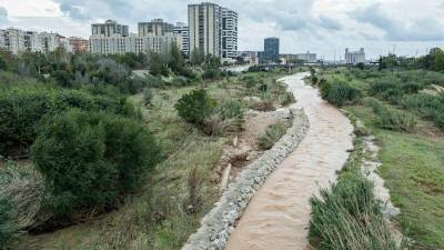 Estado actual del río Francolí a su paso por la ciudad de Tarragona. Foto: Àngel Ullate