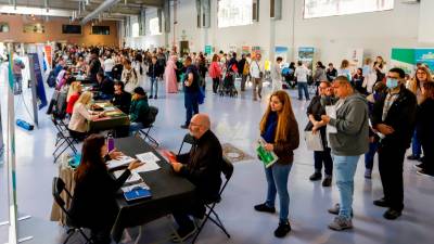 El pasado mes de marzo se hizo la última edición de la Fira de l’Ocupació de Tarragona. Foto: Marc Bosch/DT