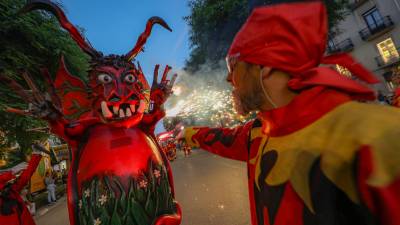 El Bitxo del Torrent Mitger de Terrassa en la Rambla. foto: Àngel Ullate